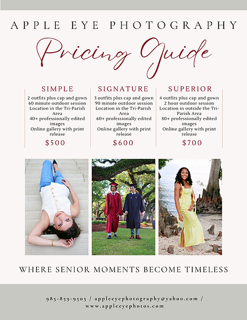 2027 Session Pricing